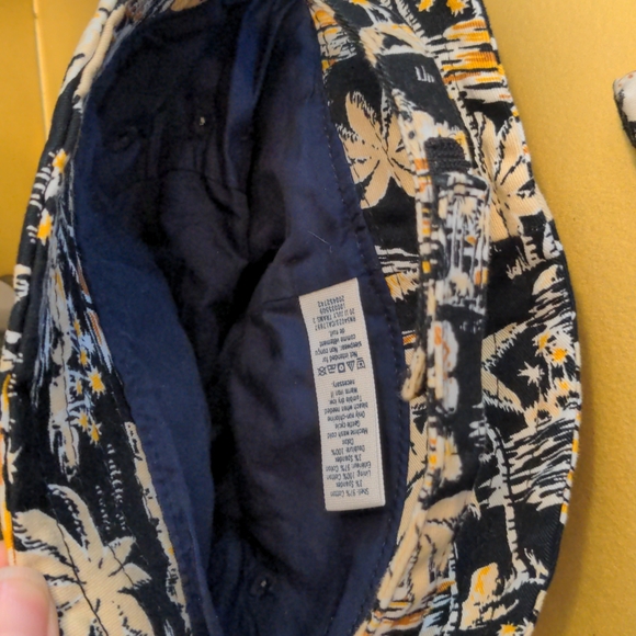 Janie and Jack 3 piece Tropical Twill Short Outfit T-Shirt & Hat Black 3-6 Month - Picture 11 of 11